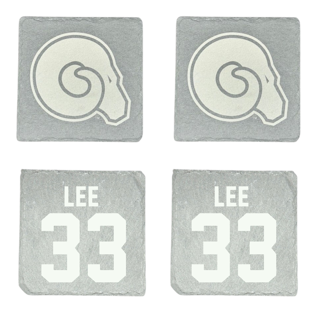 Albany State University Baseball Stone Coaster (4 Pack)  - #33 Austin Lee