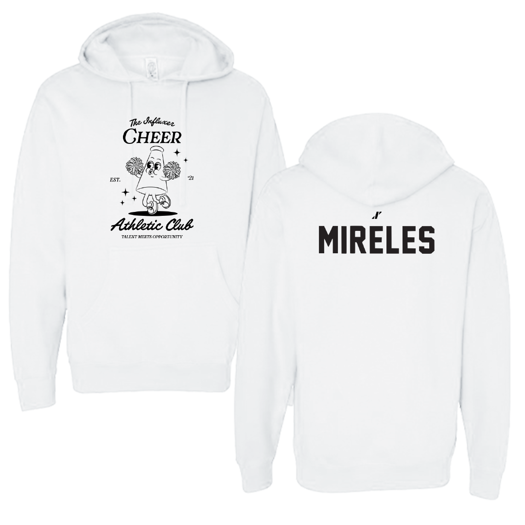 Cheer White Influxer Athletic Club Hoodie - Savanna Mireles