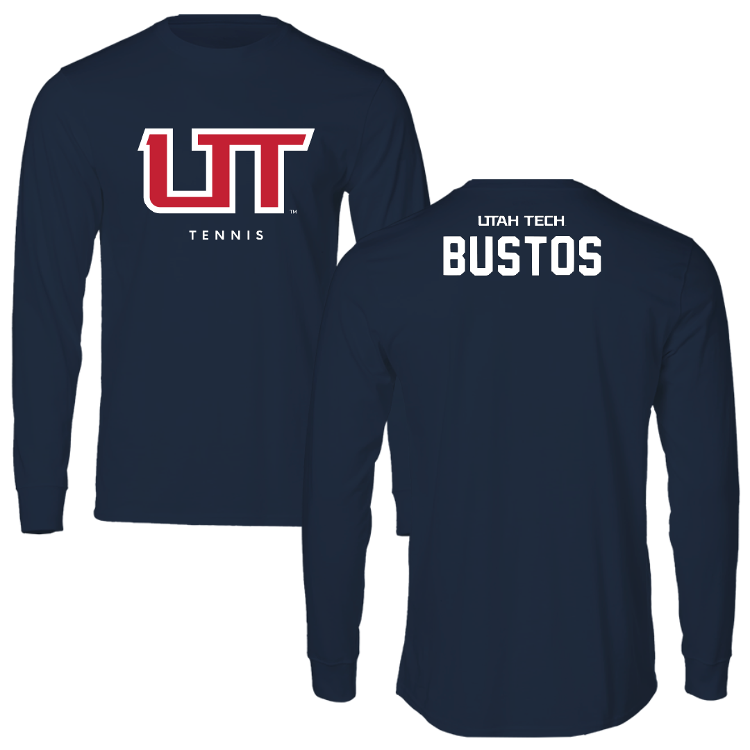 Utah Tech University Tennis Navy Long Sleeve - Olivia Bustos