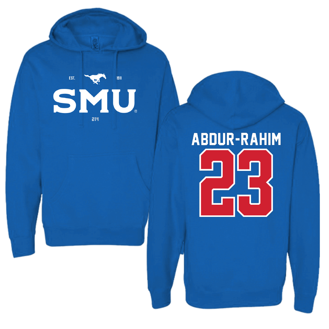 Southern Methodist University Basketball Blue General Hoodie - #23 Amirah Abdur-Rahim