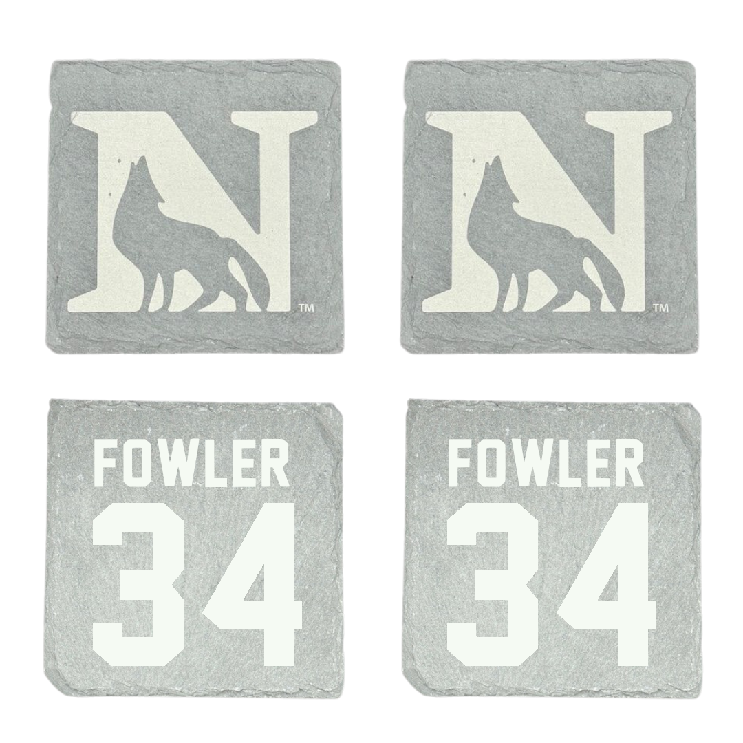 Newberry College Lacrosse Stone Coaster (4 Pack)  - #34 Seth Fowler