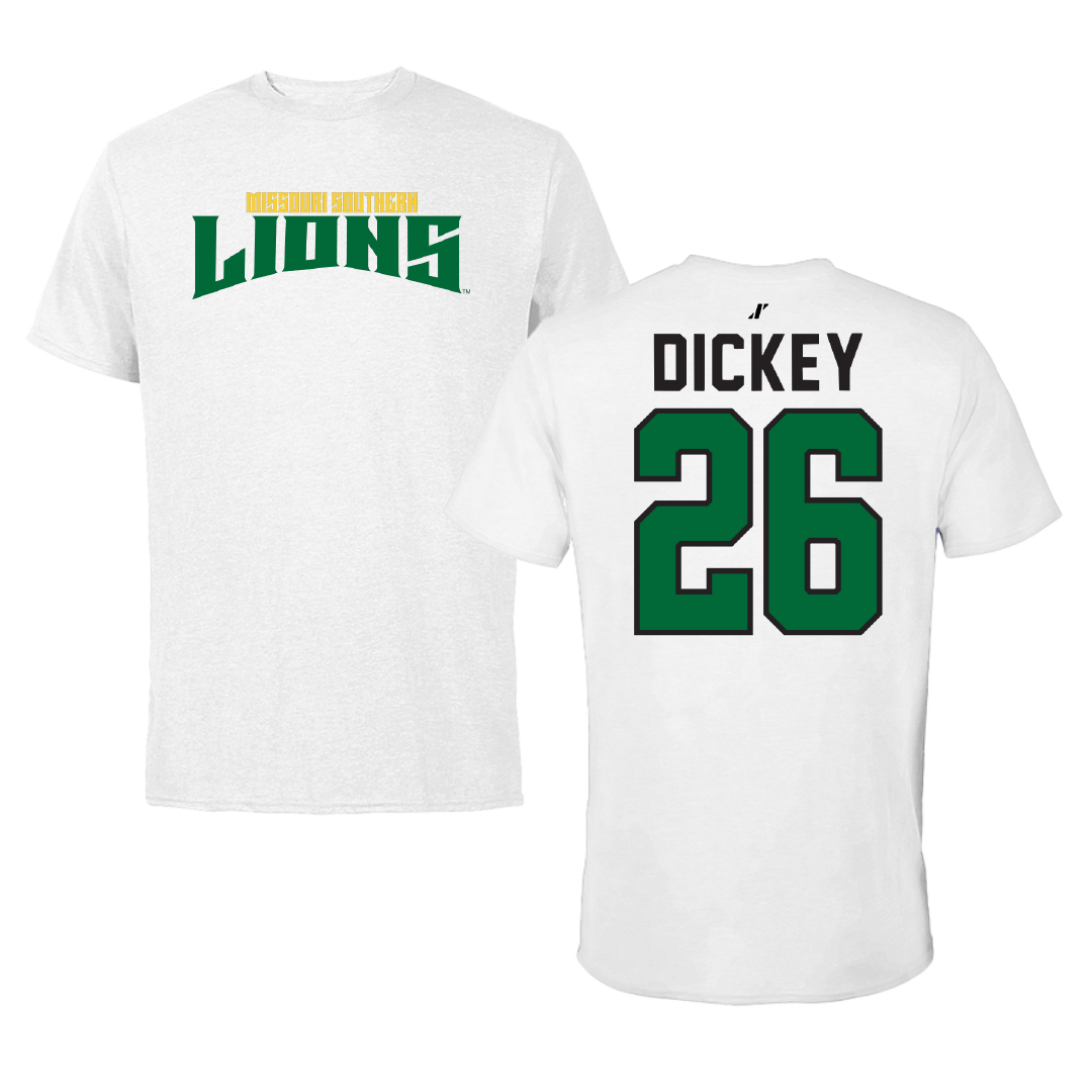 Missouri Southern State University Softball White Classic Performance Tee - #26 Cady Dickey