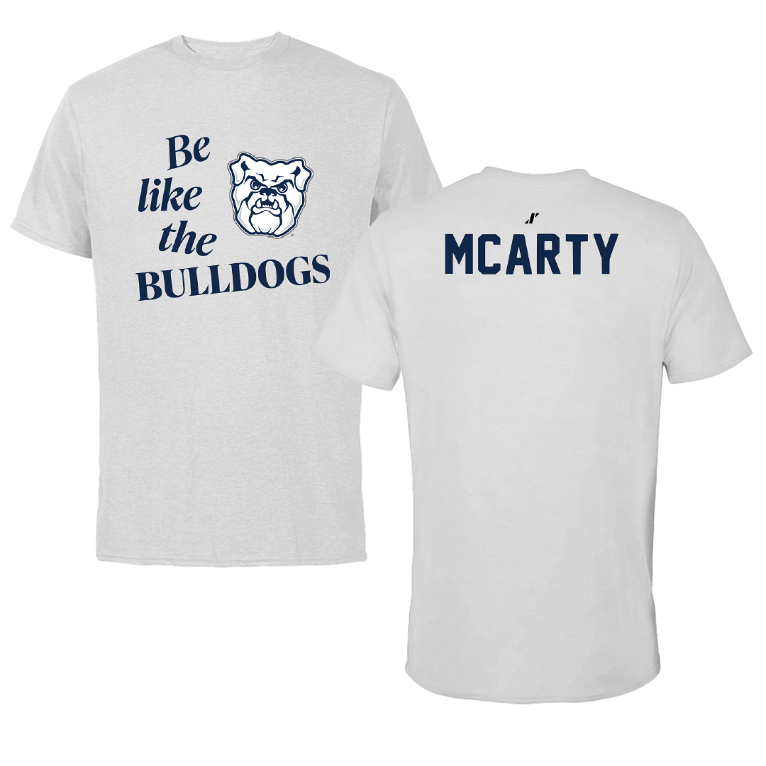 Butler University TF and XC Light Gray Be Like Us Tee - Dylan McArty