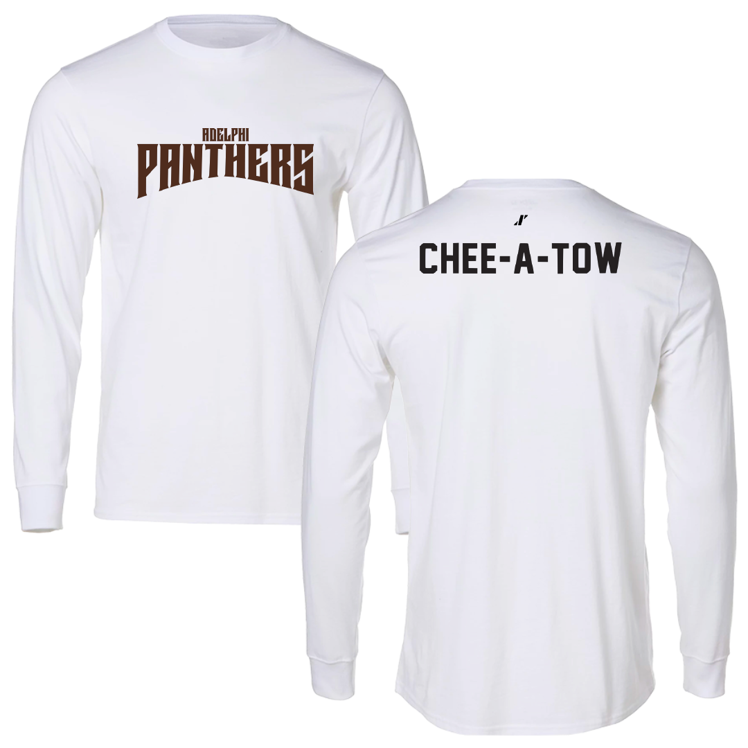 Adelphi University Swimming & Diving White Classic Long Sleeve - Jake Chee-A-Tow