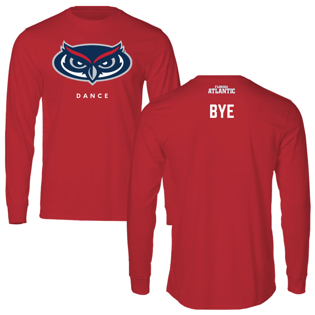 Florida Atlantic University Dance Red Performance Long Sleeve - Julia Bye