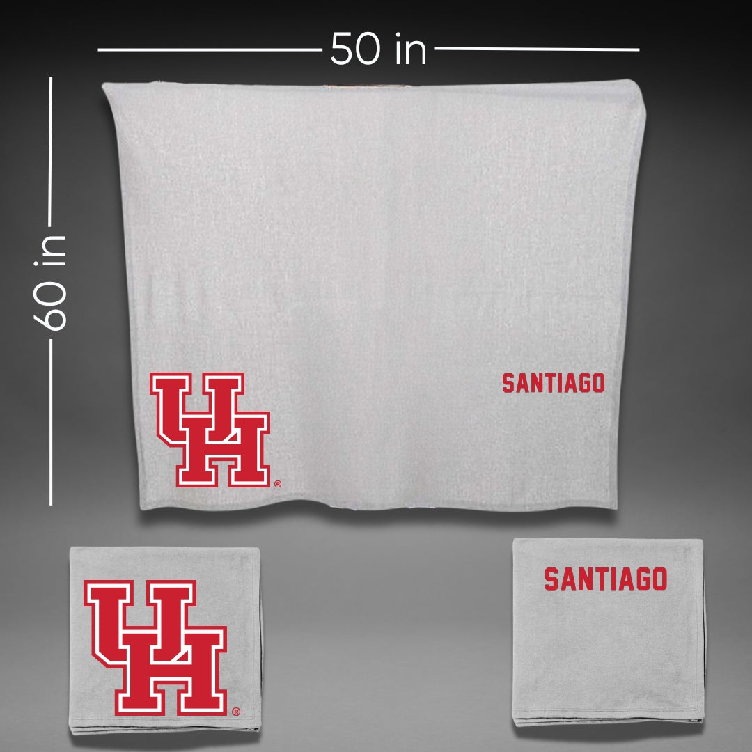 University of Houston TF and XC Gray Blanket - Jaylin Santiago