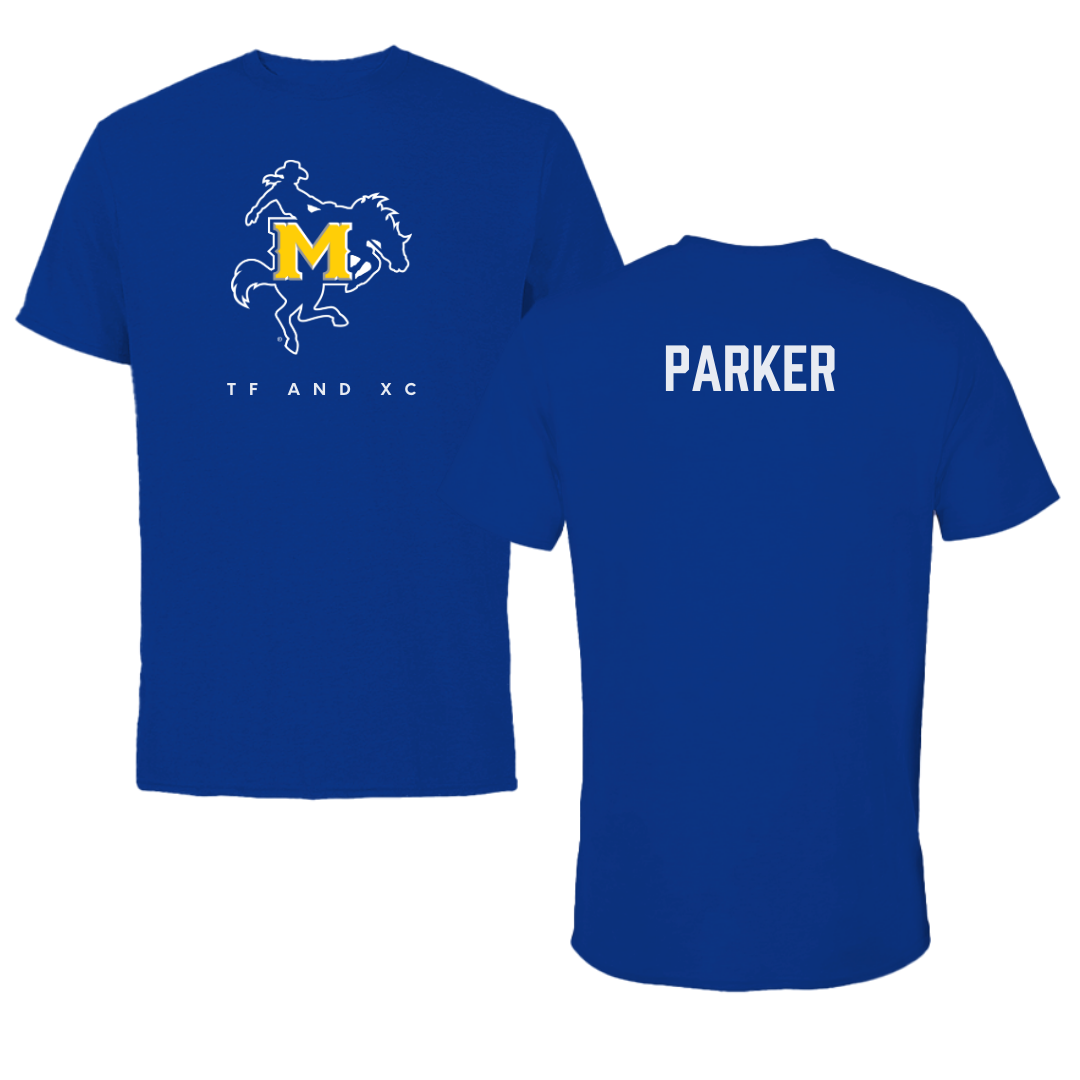 McNeese State University TF and XC True Royal Blue Performance Tee - Layla Parker