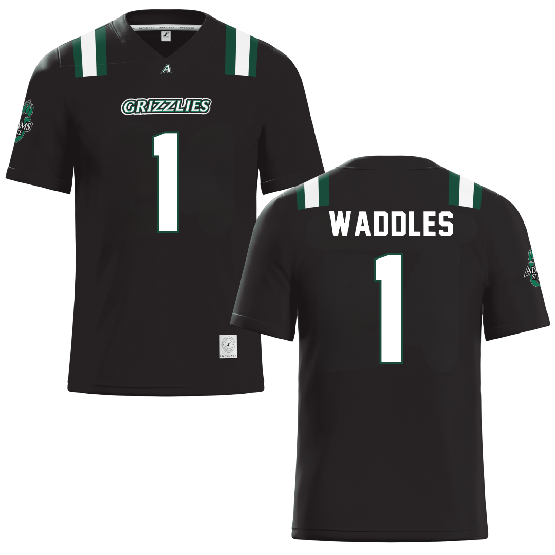 Adams State University Black Football Jersey - James Waddles