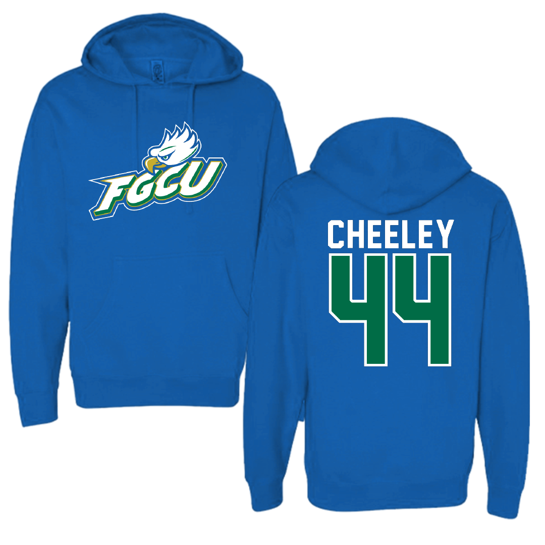 Florida Gulf Coast University Baseball Blue Hoodie - #44 Dylan Cheeley