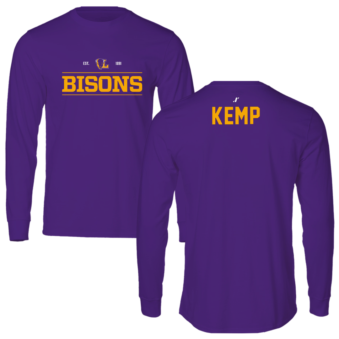 Lipscomb University TF and XC Purple General Long Sleeve - Dimitri Kemp