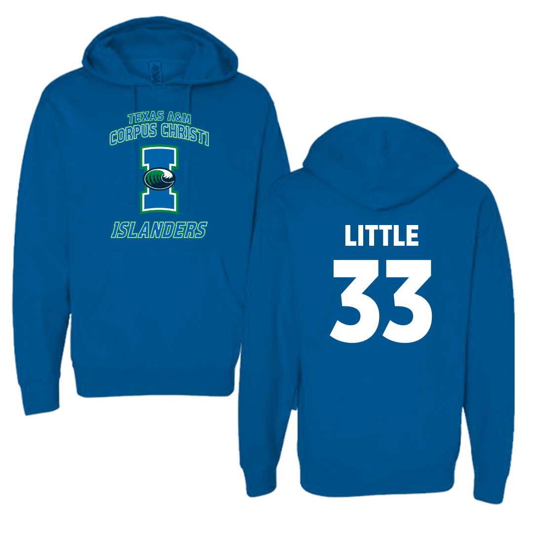 Texas A&M University-Corpus Christi Volleyball Blue Hoodie - #33 Tayah Little