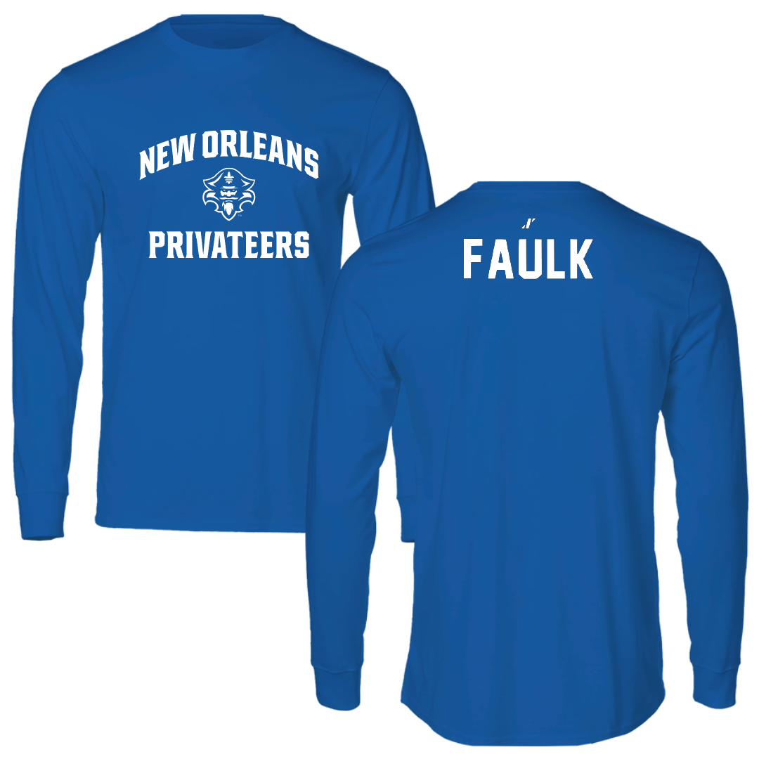 University of New Orleans POM Blue General Performance Long Sleeve - Charisma Faulk