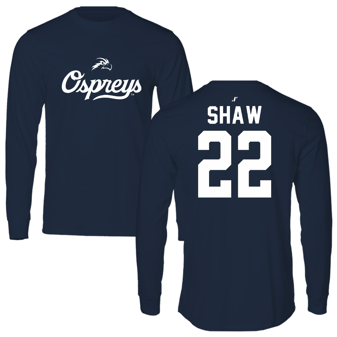 University of North Florida Softball Navy General Long Sleeve - #22 Grace Shaw