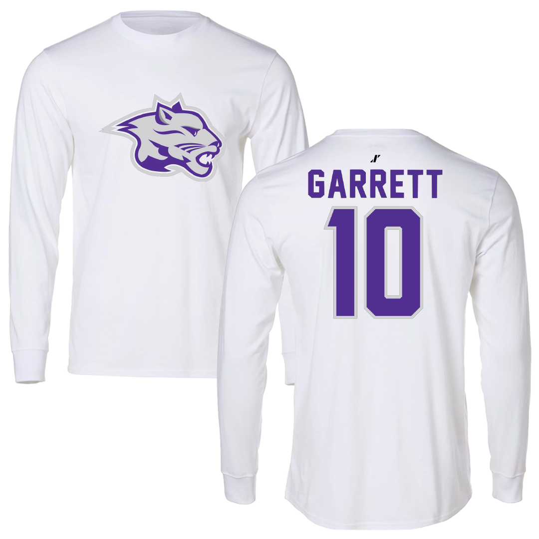 Young Harris College Lacrosse White Performance Long Sleeve - #10 Ella Garrett