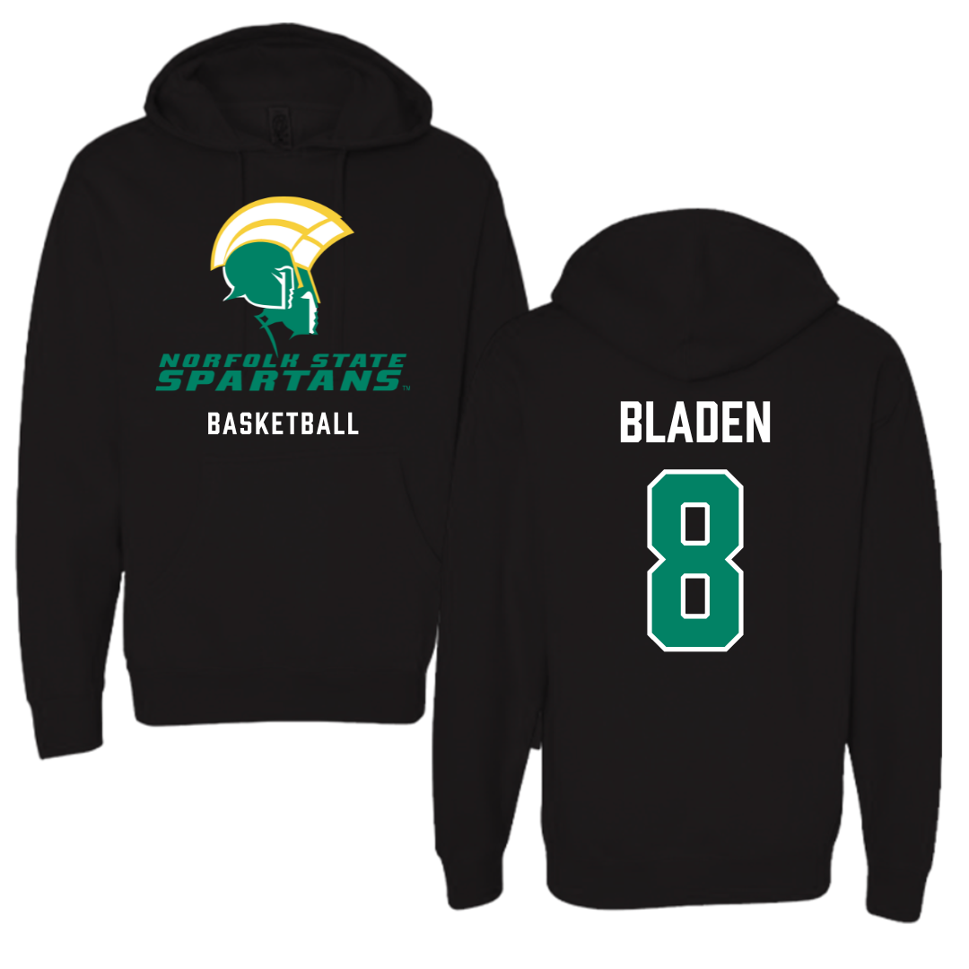 Norfolk State University Basketball Black Hoodie - #8 Tyrel Bladen