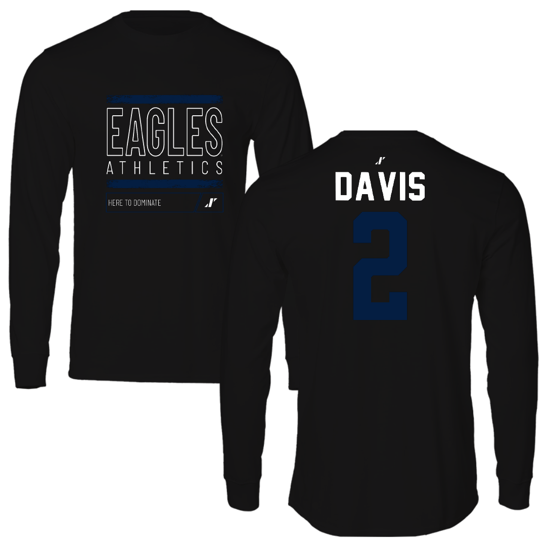 Georgia Southern University Softball Black Dominate Long Sleeve - #2 Emma Davis
