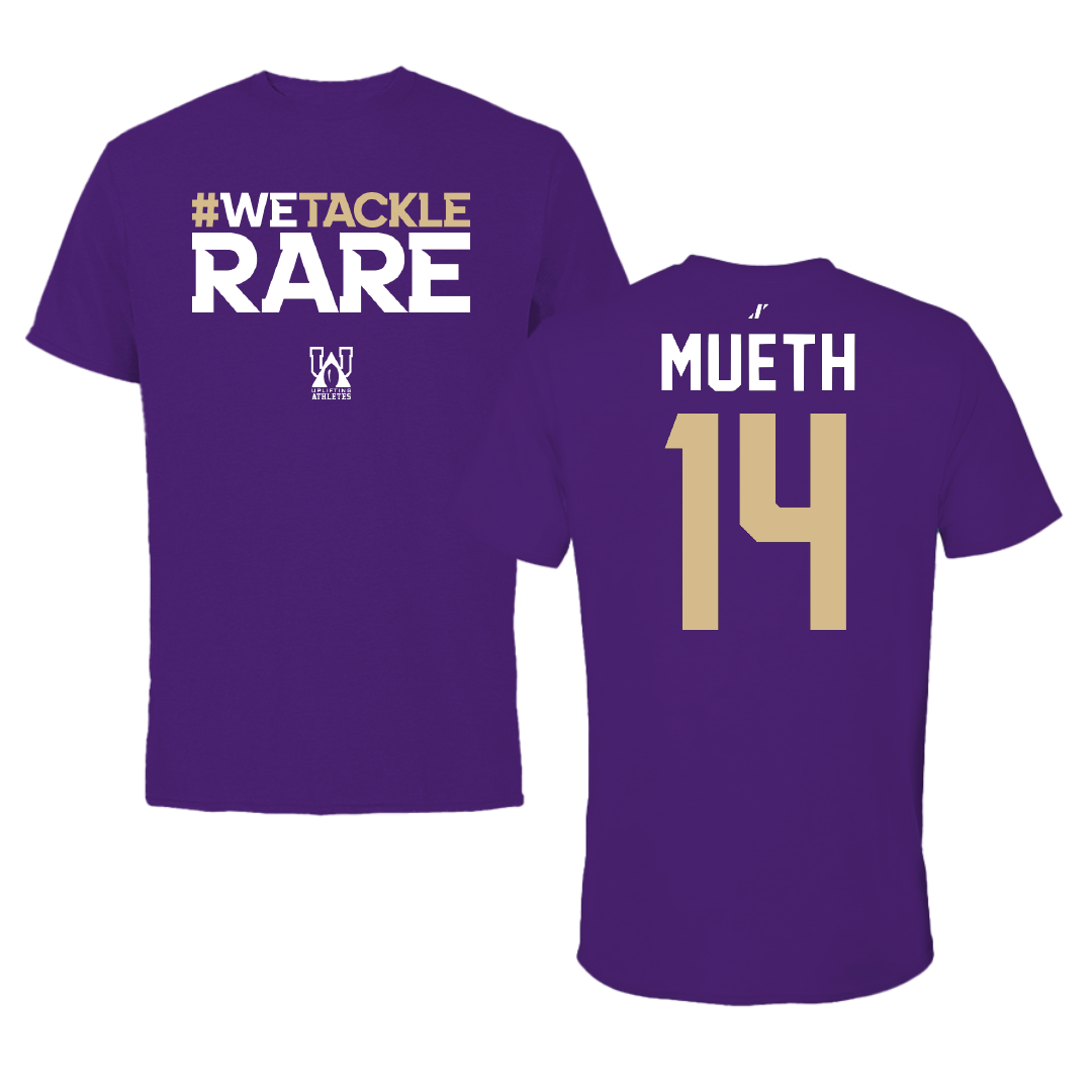 Western Carolina University Soccer Purple Uplifting Athletes Tee - #14 Mary Mueth