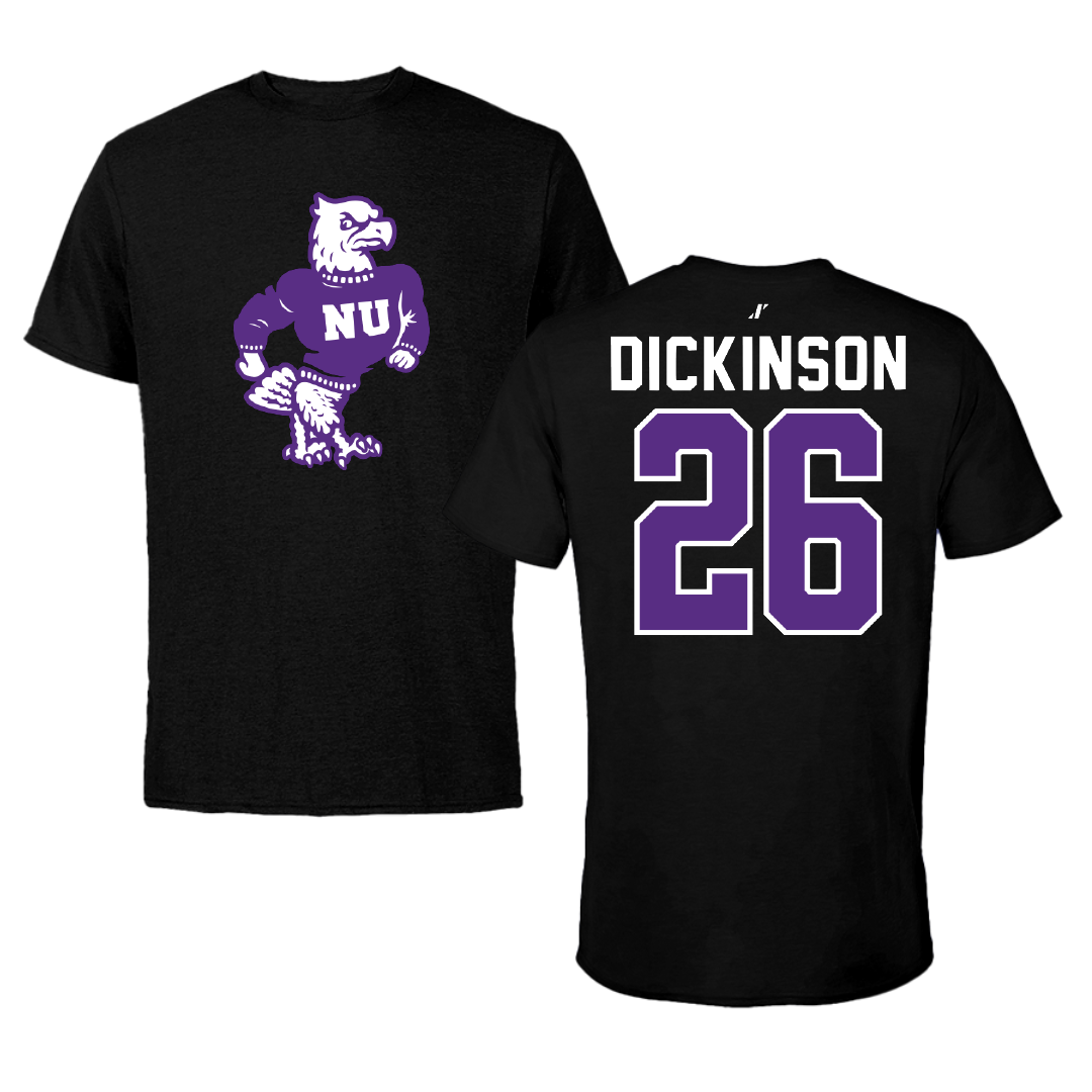 Niagara University Baseball Black Tee - #26 Jack Dickinson