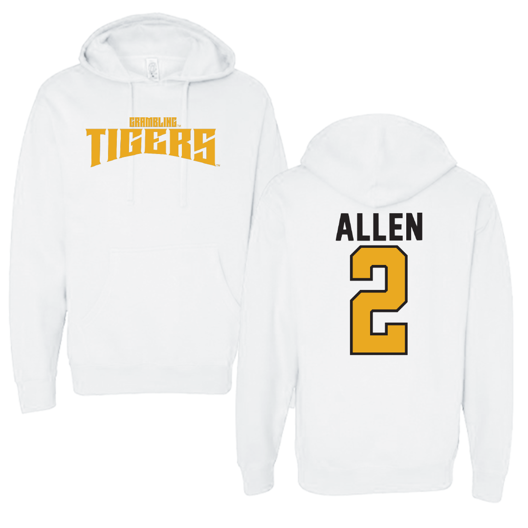 Grambling State University Volleyball White Classic Hoodie - #2 Essence Allen