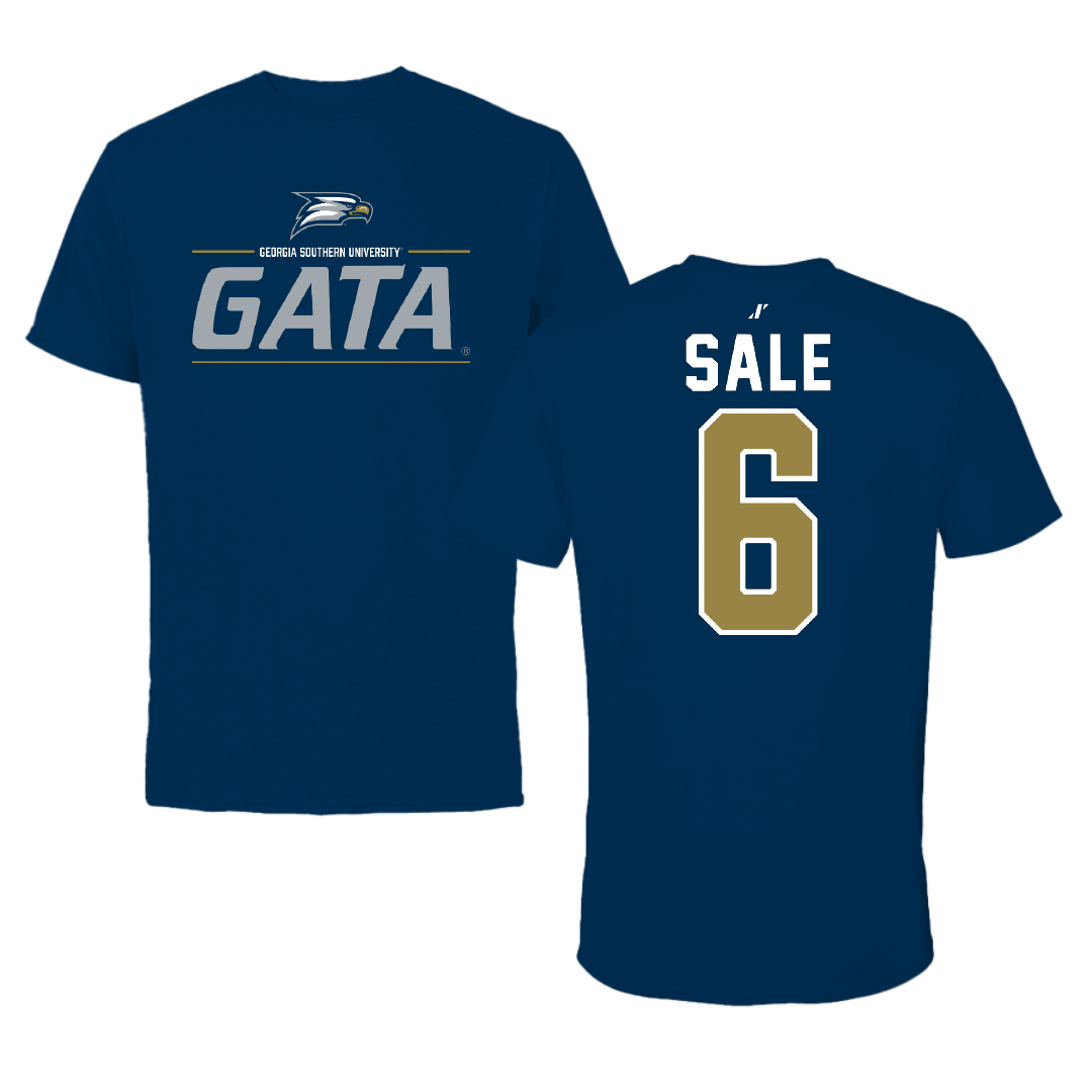 Georgia Southern University Volleyball Navy General Performance Tee - #6 Maggie Sale