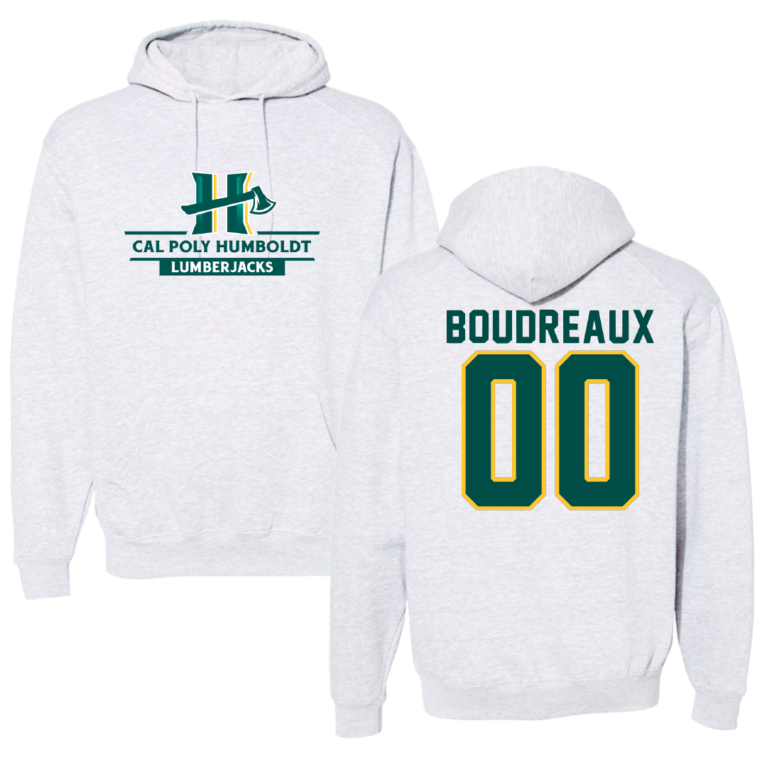 Cal Poly Humboldt Soccer Gray Hoodie - #00 Izzy Boudreaux