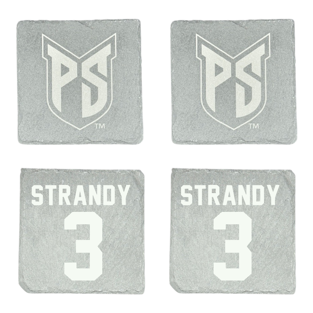 Portland State University Basketball Stone Coaster (4 Pack)  - #3 Brooklyn Strandy