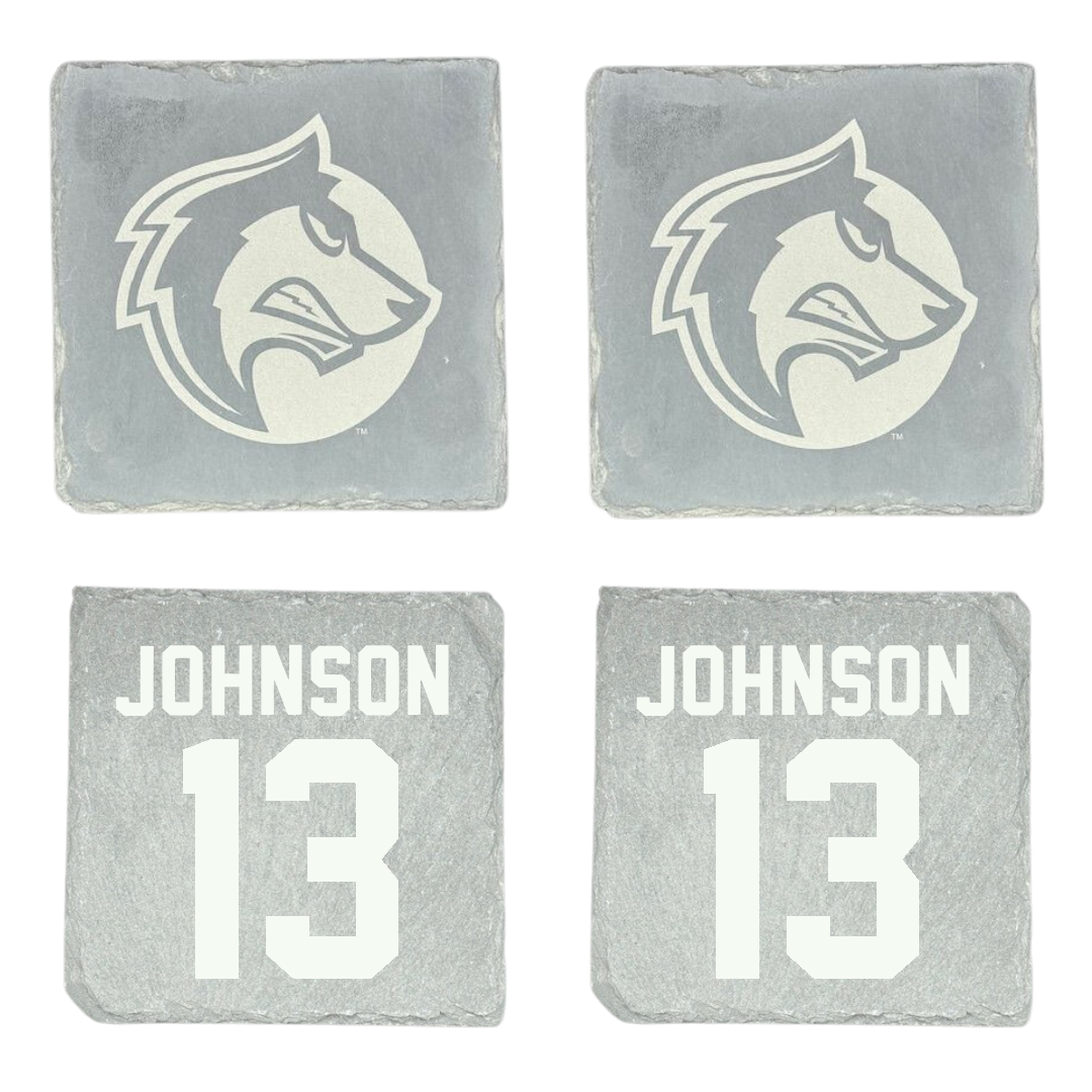 Colorado State University-Pueblo Basketball Stone Coaster (4 Pack)  - #13 Tomia Johnson