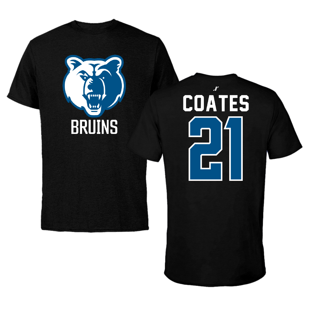 Salt Lake Community College Softball Black Tee - #21 Anya Coates