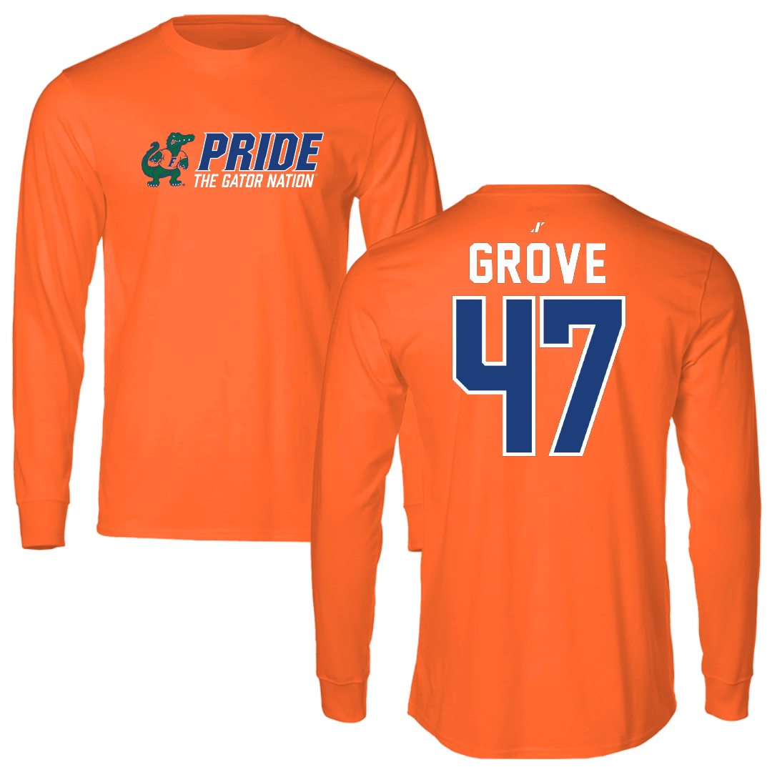 University of Florida Lacrosse Orange General Long Sleeve - #47 Sara Grove