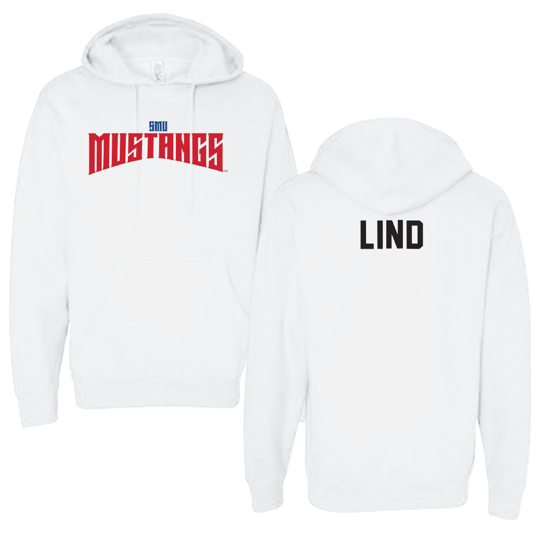Southern Methodist University Swimming & Diving White Classic Hoodie - Olivia Lind
