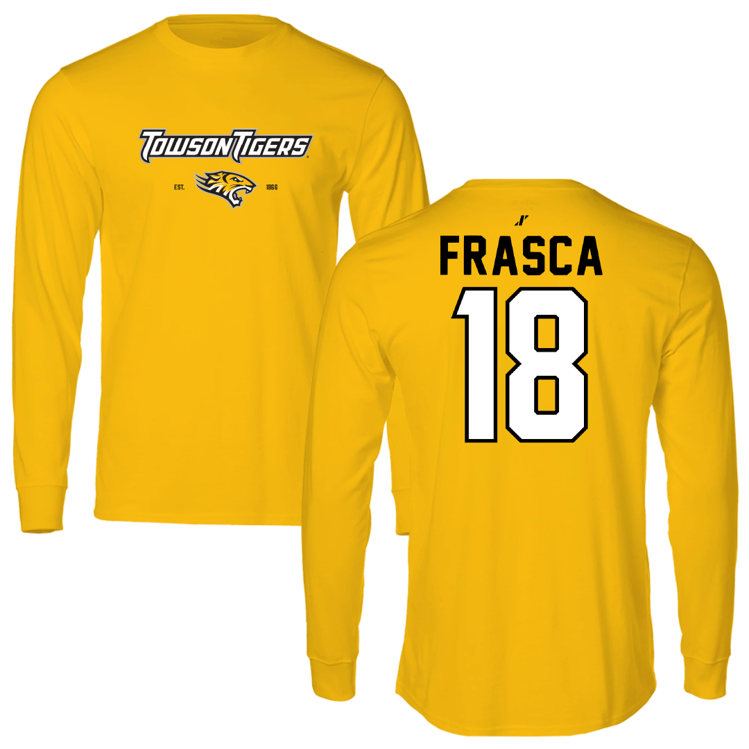 Towson University Field Hockey Gold General Performance Long Sleeve - #18 Sophia Frasca