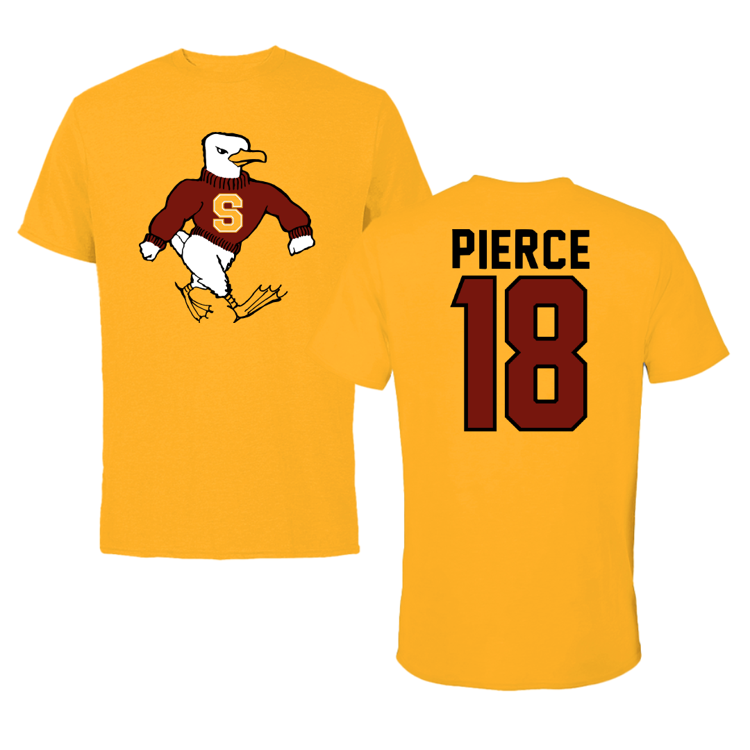 Salisbury University Soccer Gold Tee - #18 Liam Pierce