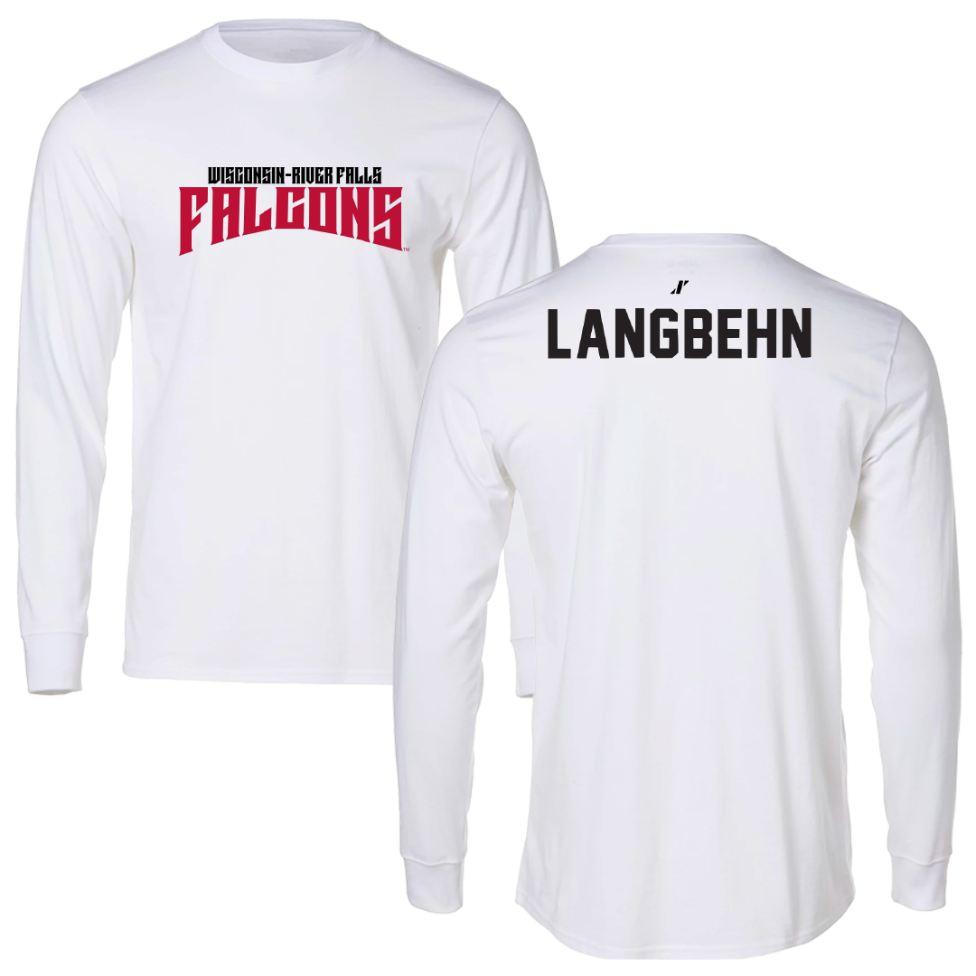 University of Wisconsin-River Falls Tennis White Classic Long Sleeve - Alicia Langbehn