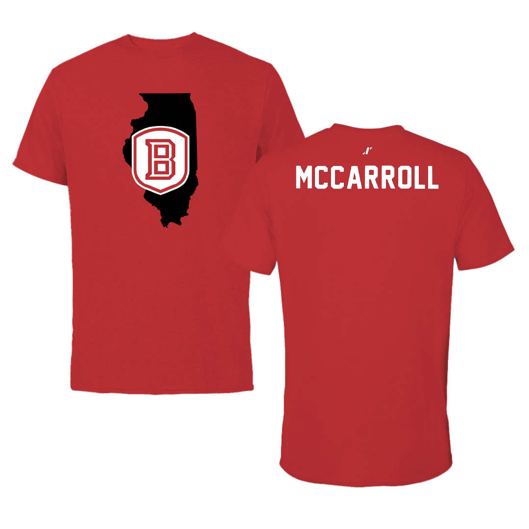 Bradley University TF and XC Red State Tee - Eimear McCarroll