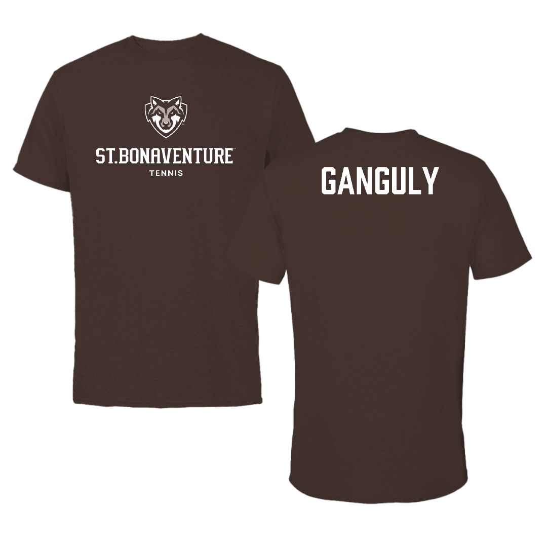 St. Bonaventure University Tennis Brown Bonnies Tee - Anargha Ganguly