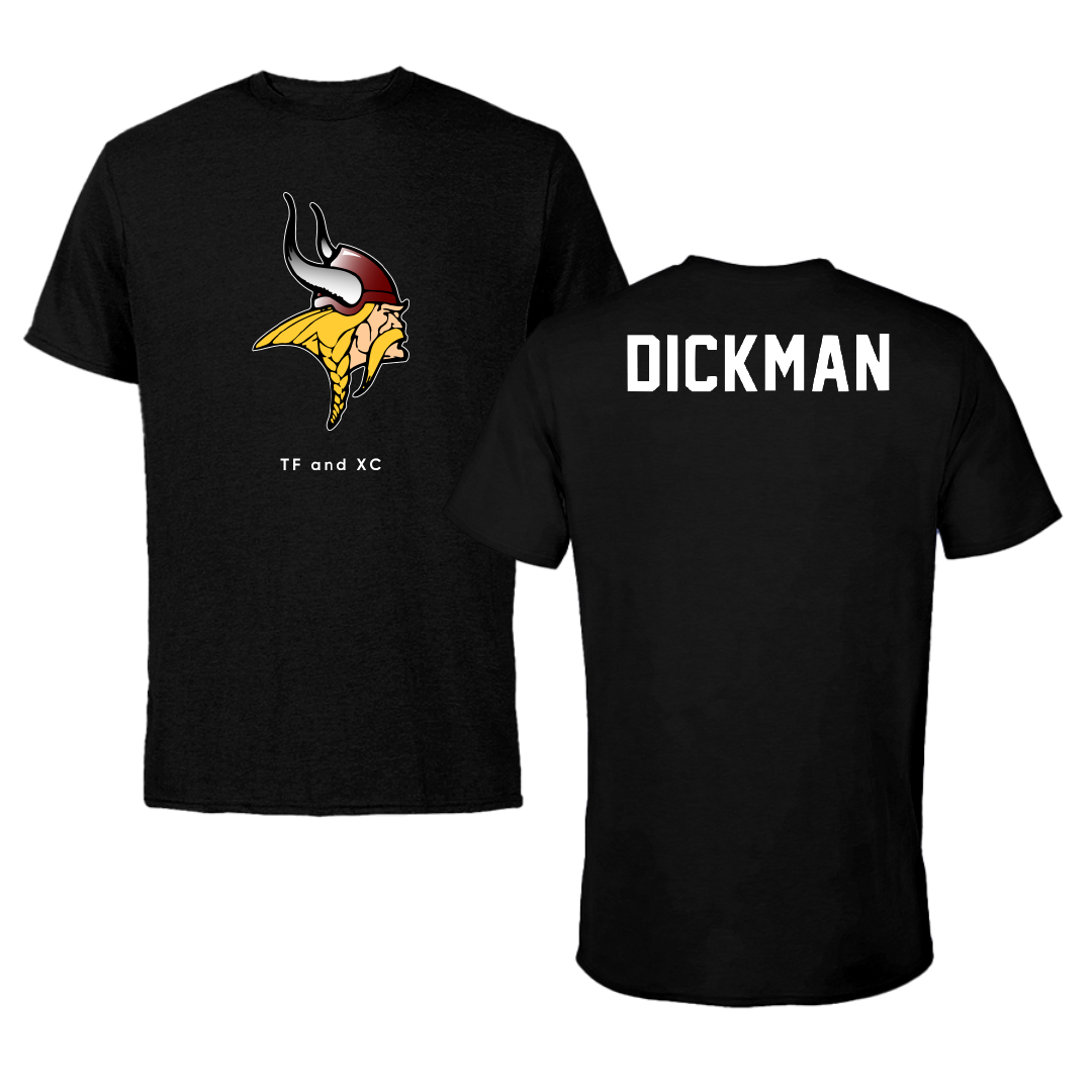 Valley City State University TF and XC Black Performance Tee - Jagger Dickman