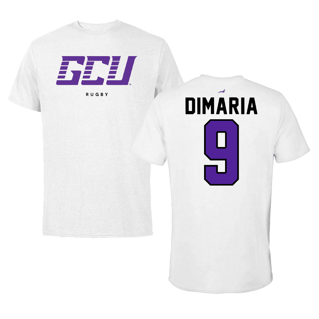Grand Canyon University Rugby White Tee - #9 Ian DiMaria