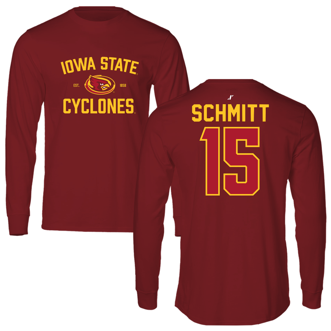 Iowa State University Volleyball Cardinal General Long Sleeve - #15 Kiersten Schmitt