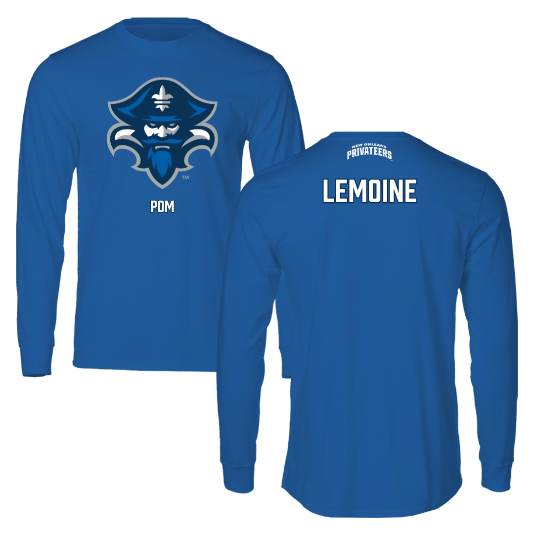 University of New Orleans POM Blue Performance Long Sleeve - Maysie Lemoine