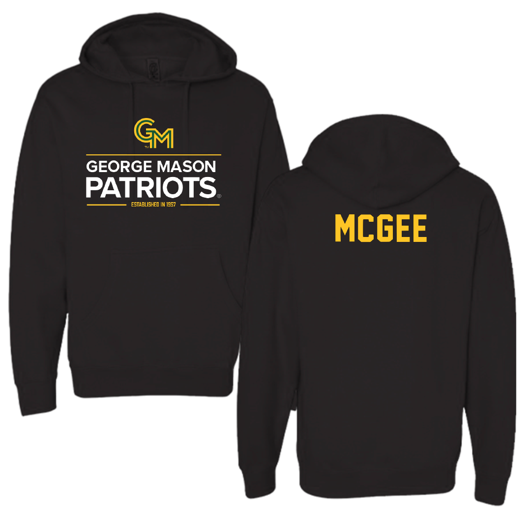 George Mason University Wrestling Black General Hoodie - DJ McGee