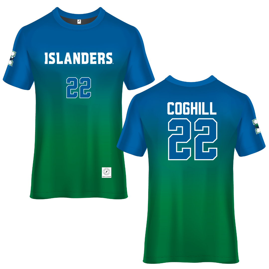 Texas A&M University-Corpus Christi Green Soccer Jersey - #22 Paige Coghill
