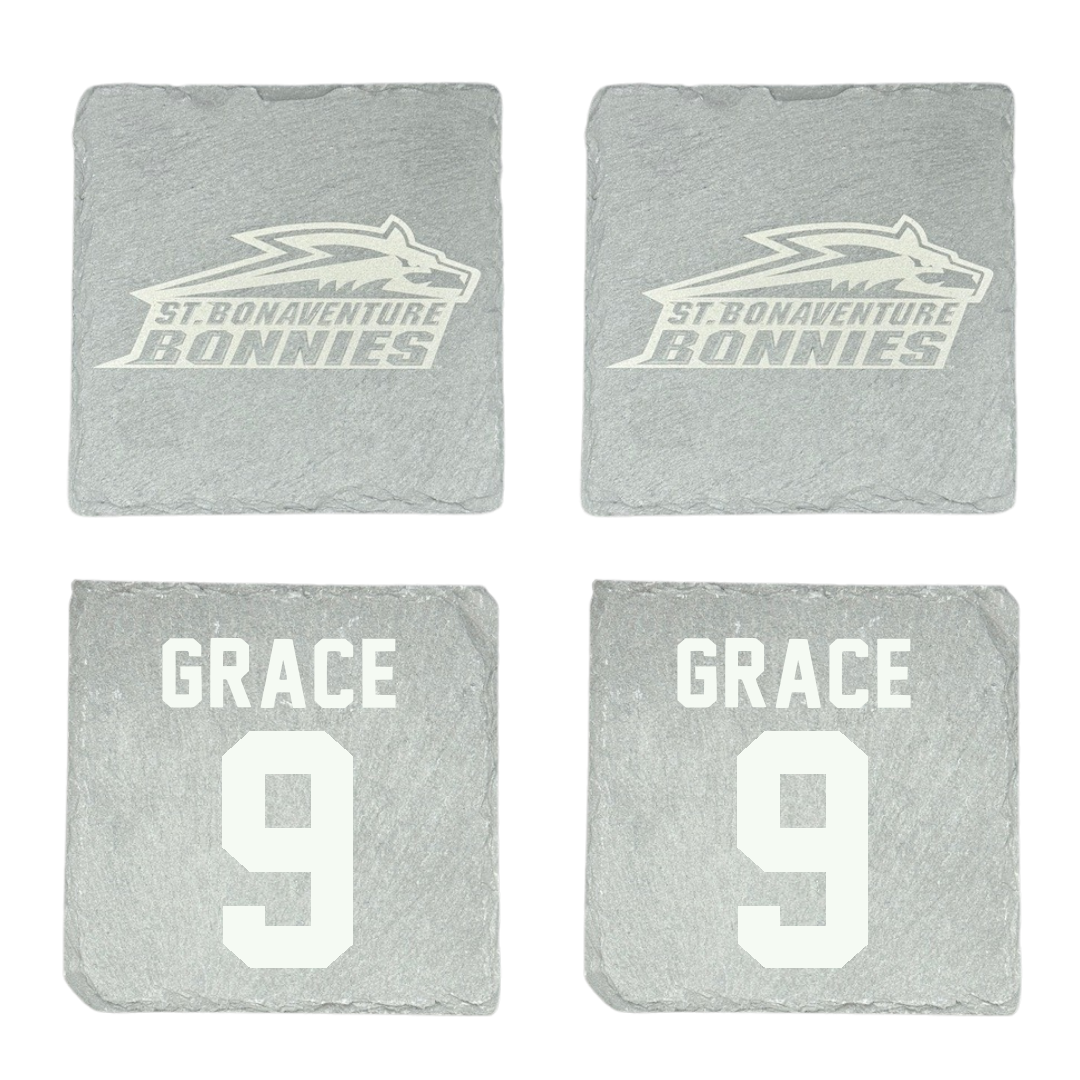 St. Bonaventure University Softball Stone Coaster (4 Pack)  - #9 Kaylee Grace