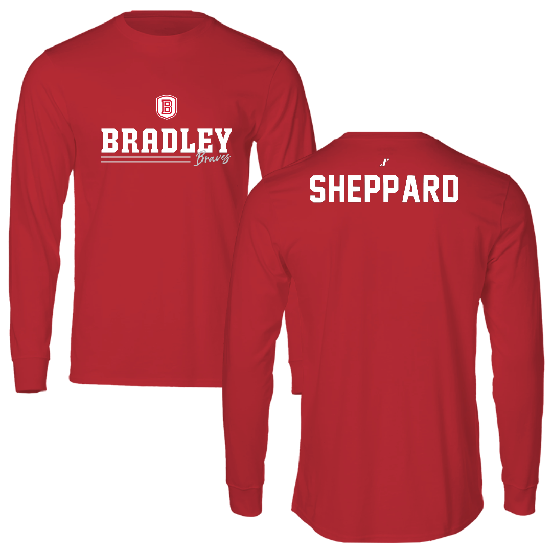 Bradley University TF and XC Red General Long Sleeve - Kaitlyn Sheppard