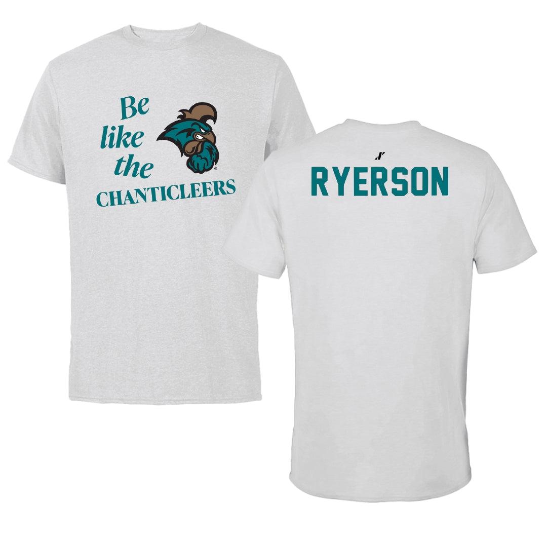 Coastal Carolina University Dance Light Gray Be Like Us Performance Tee - Megan Ryerson