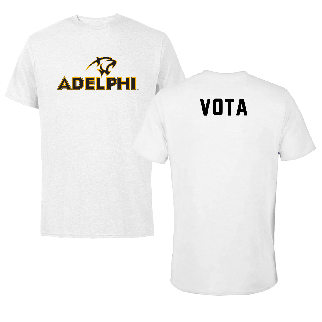 Adelphi University Dance White Performance Tee - Grace Vota