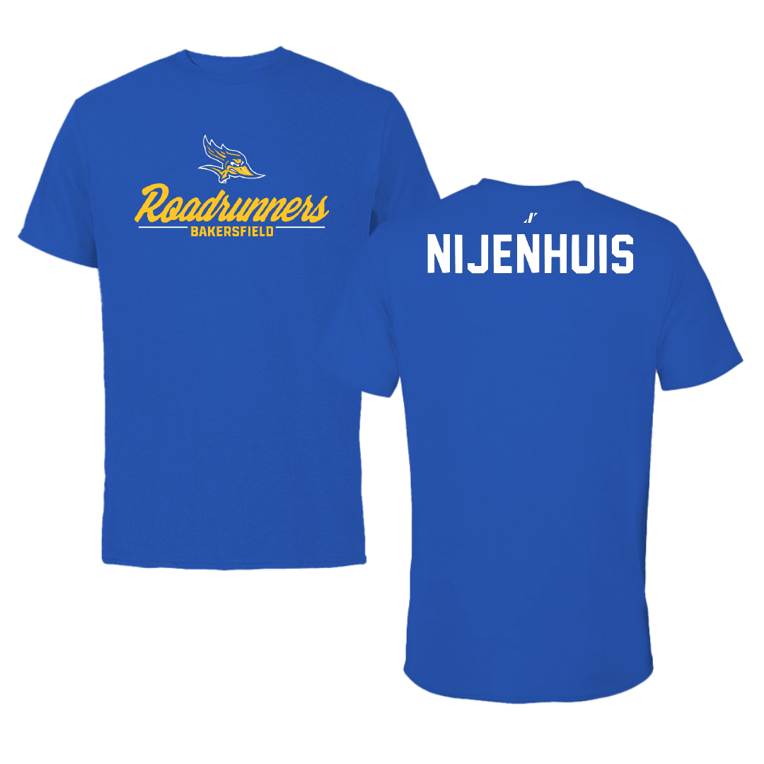 California State University-Bakersfield Wrestling Blue General Tee - Gerrit Nijenhuis