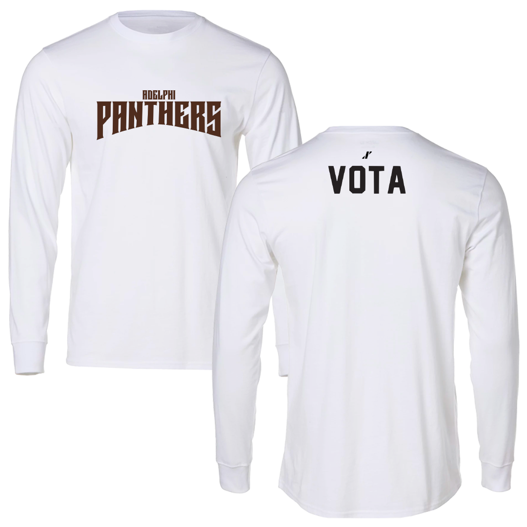 Adelphi University Dance White Classic Performance Long Sleeve - Grace Vota