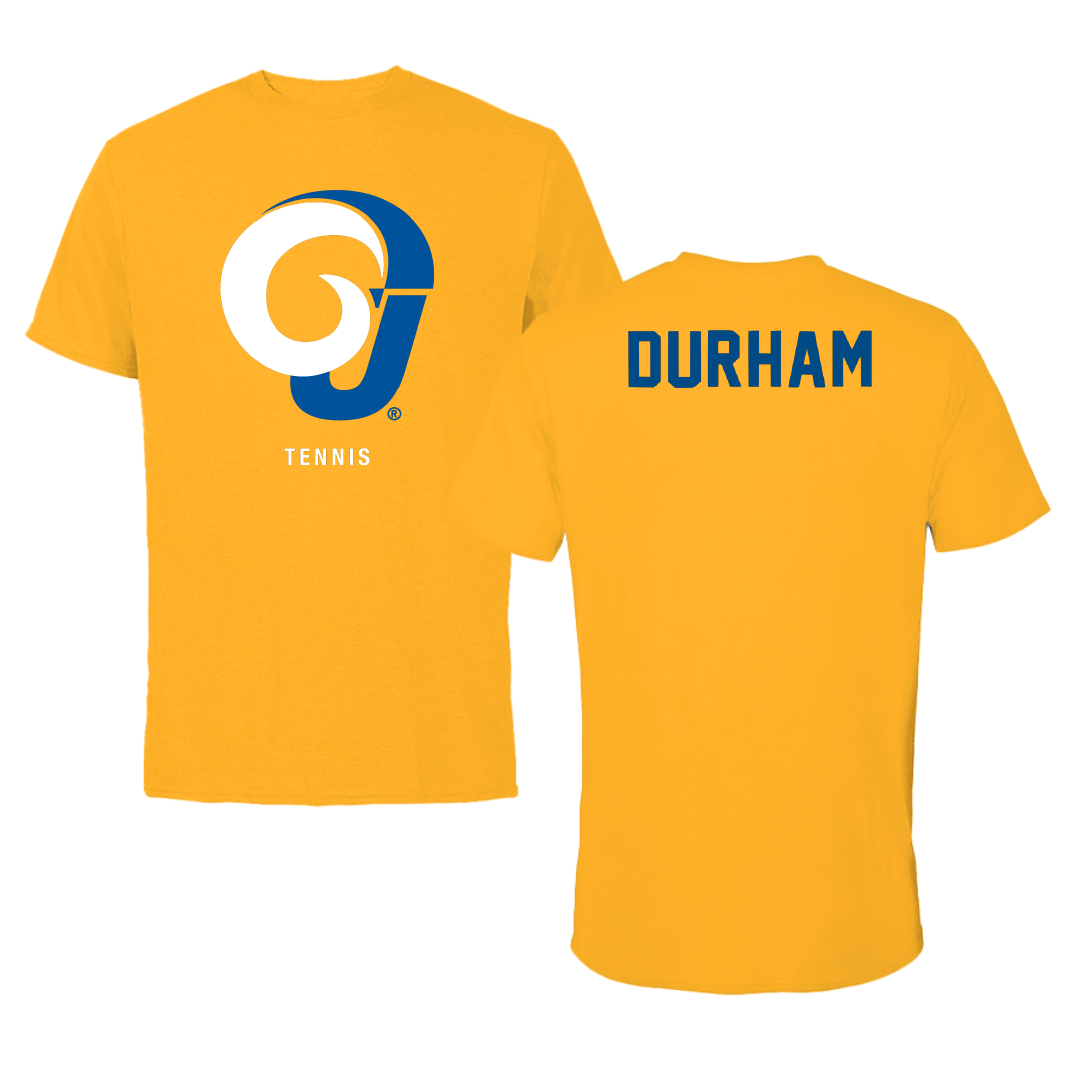 Angelo State University Tennis Gold Performance Tee - Avery Durham