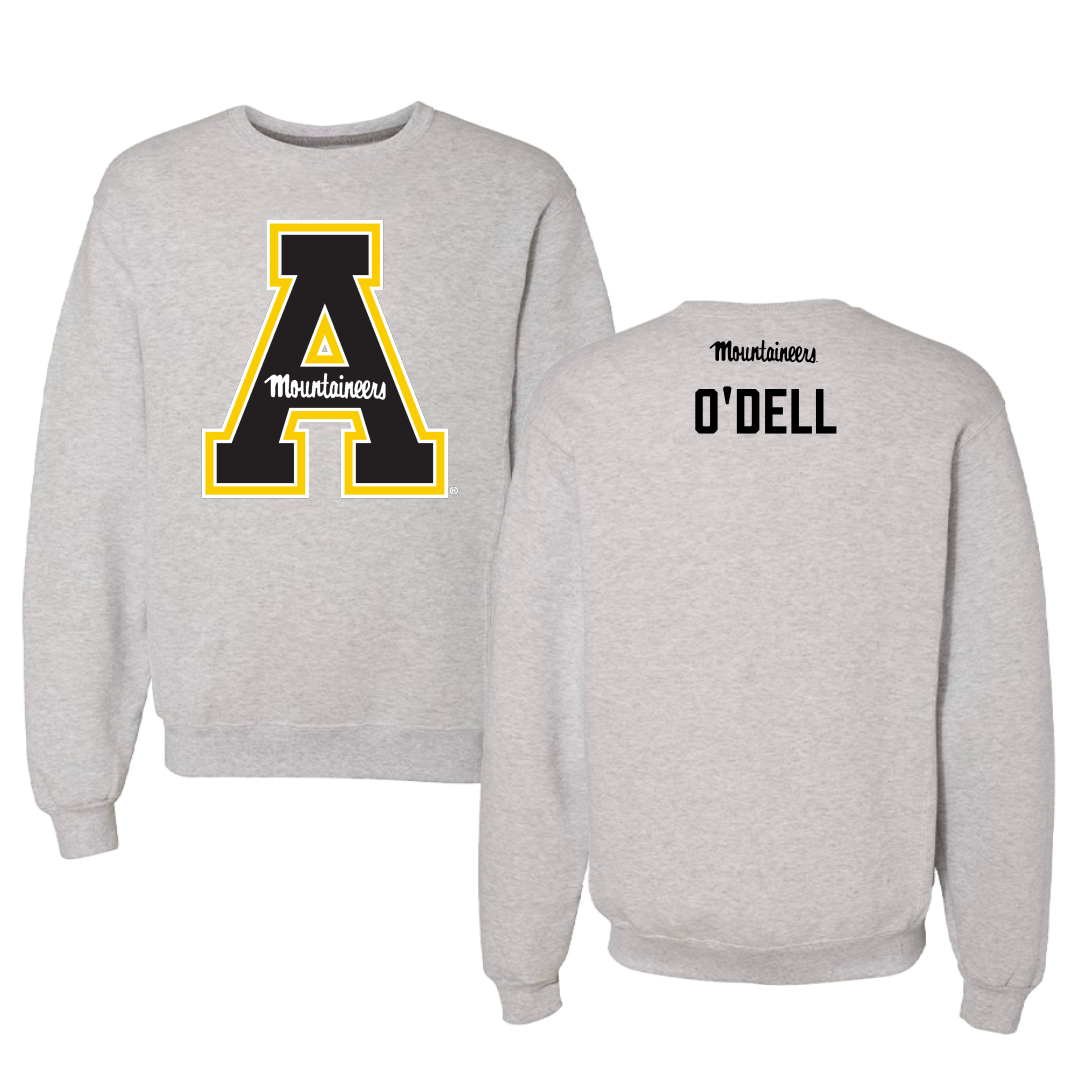 Appalachian State University Wrestling Gray Crewneck - Kailan O'Dell