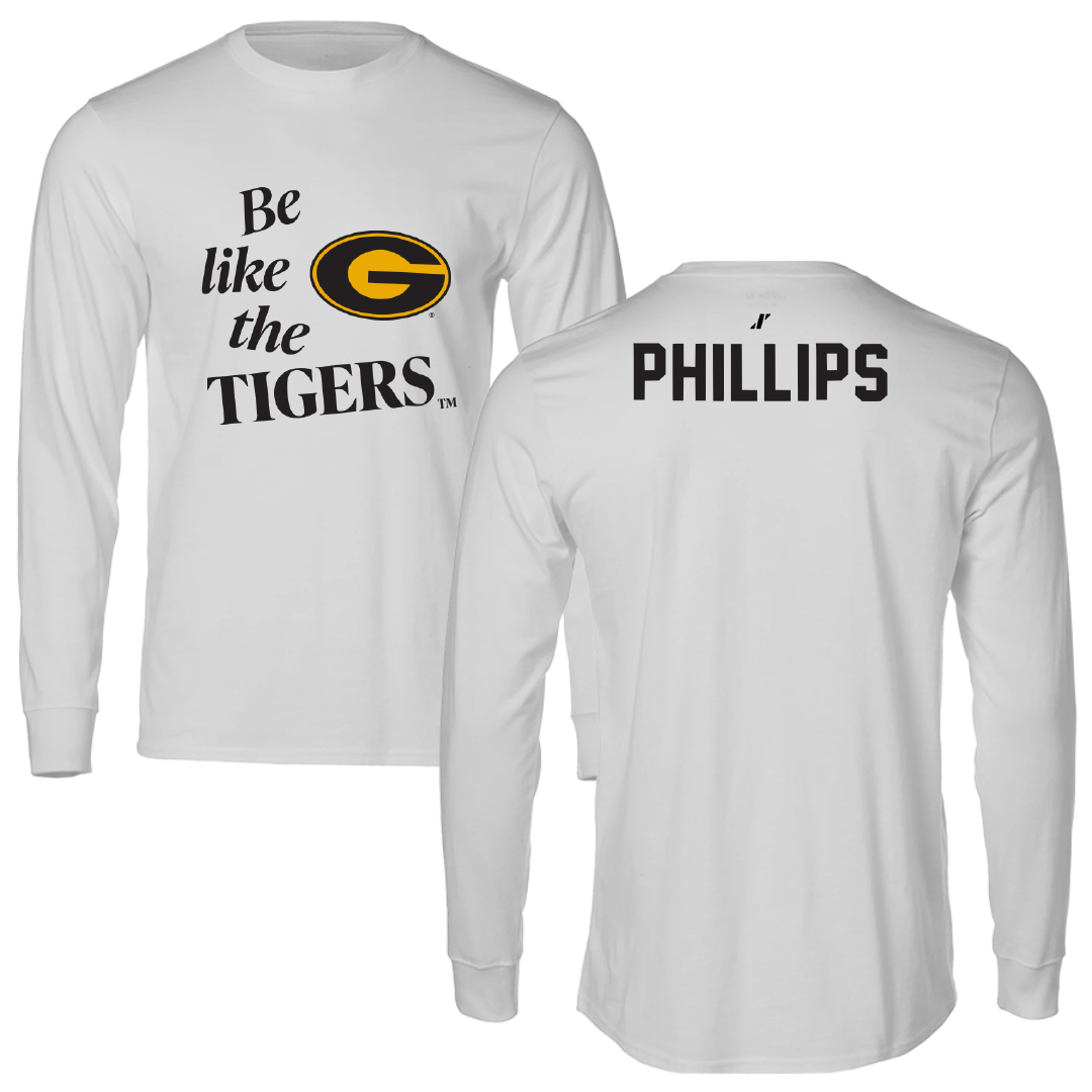 Grambling State University TF and XC Light Gray Be Like Us Long Sleeve - Savantez Phillips